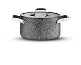 Stone-H 28 cm Çizilmez Yanmaz Yapışmaz Derin Tencere