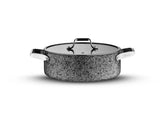 Stone-H 26 cm Çizilmez Yanmaz Yapışmaz Basık Tencere