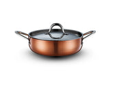 Copperfield 26 cm Yanmaz Yapışmaz İndüksiyonlu Seramik Basık Tencere