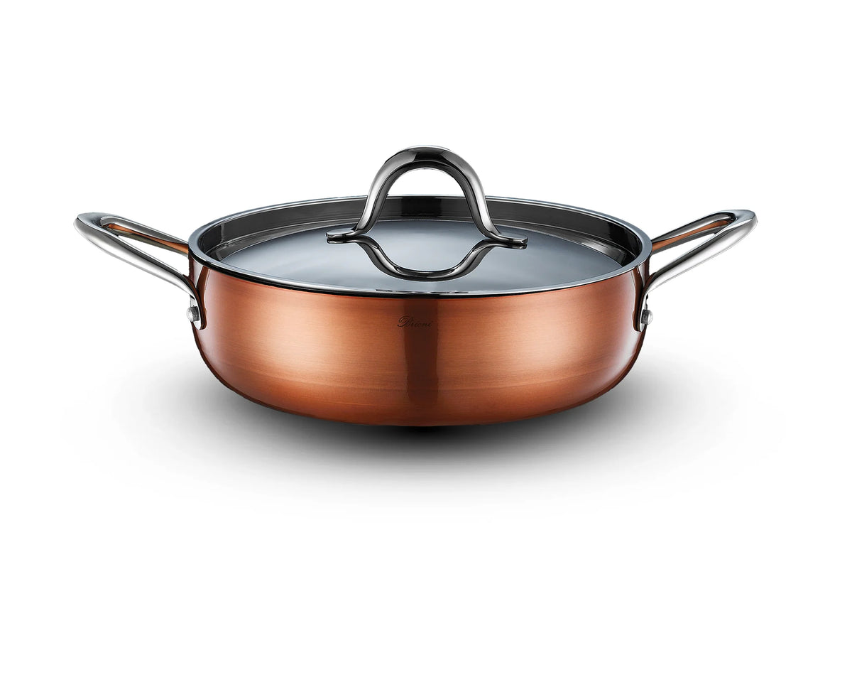 Copperfield 28 cm Yanmaz Yapışmaz İndüksiyonlu Seramik Basık Tencere