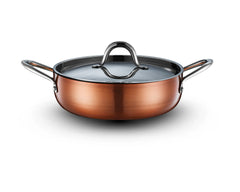 Copperfield 28 cm Yanmaz Yapışmaz İndüksiyonlu Seramik Basık Tencere