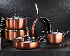 Copperfield 9 Parça Yanmaz Yapışmaz İndüksiyonlu Seramik Tencere Seti