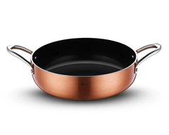 Copperfield 28 cm Yanmaz Yapışmaz İndüksiyonlu Seramik Basık Tencere