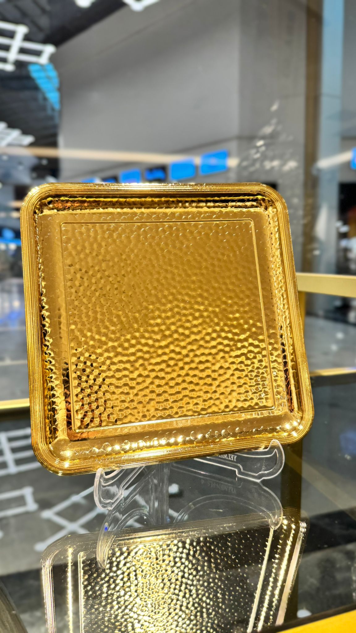 kahve sunum tepsisi-altın-1