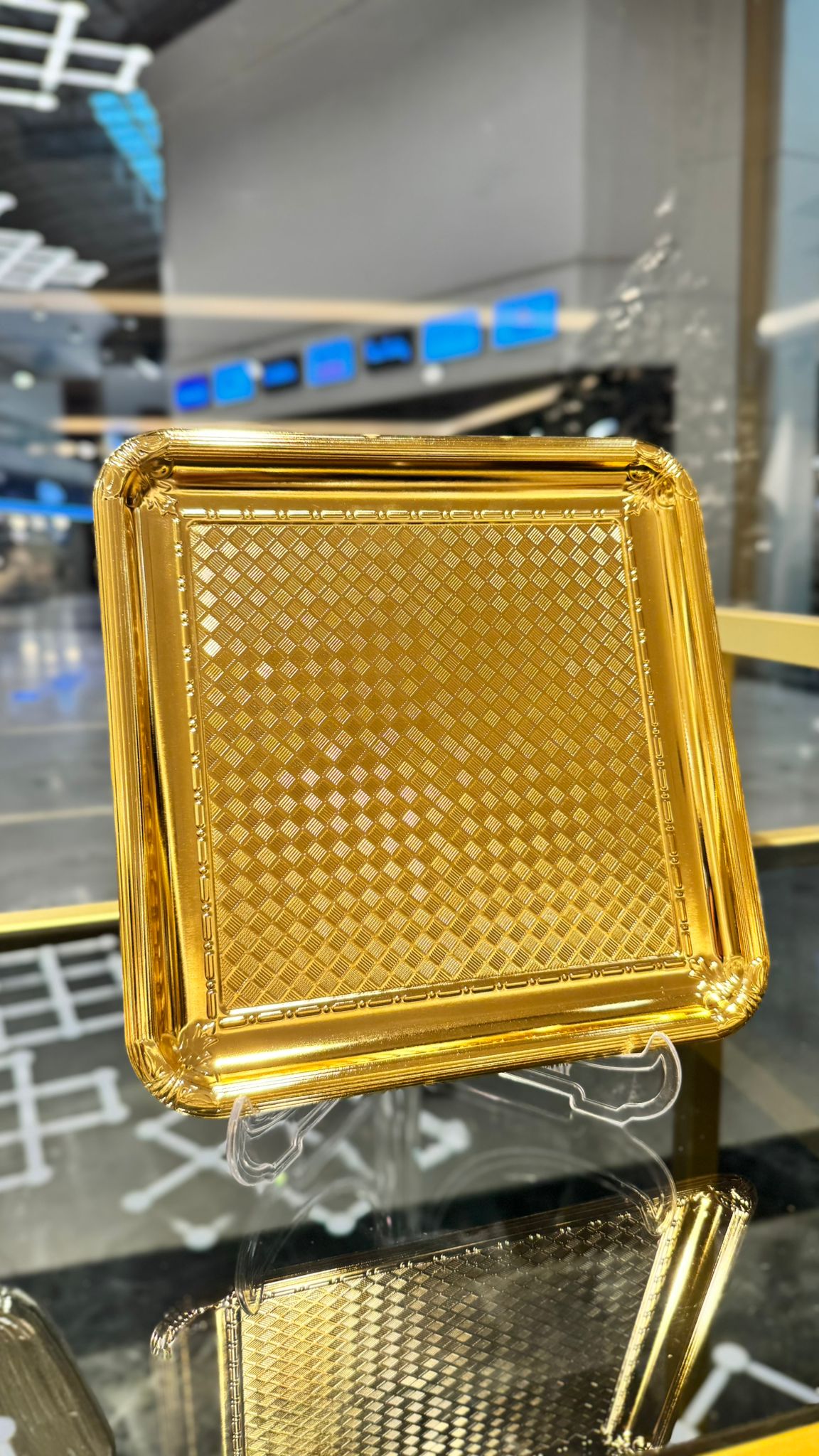 Kahve Sunum Tepsisi- altın-2