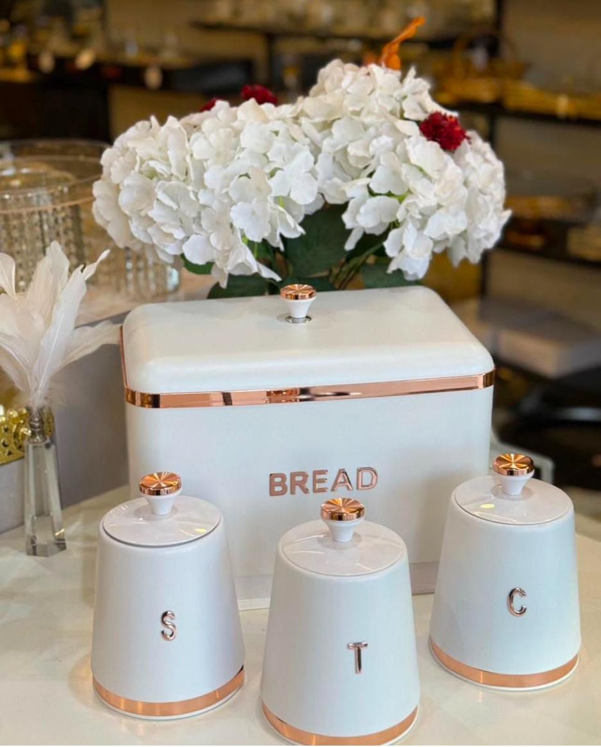 Üçlü Ekmeklik baharatlık set-Altın