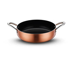 Copperfield 24 cm Yanmaz Yapışmaz İndüksiyonlu Seramik Basık Tencere