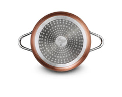 Copperfield 24 cm Yanmaz Yapışmaz İndüksiyonlu Seramik Basık Tencere