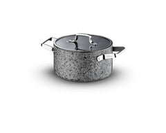 Stone-H 22 cm Çizilmez Yanmaz Yapışmaz Derin Tencere